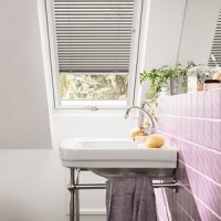 VELUX OPTIMA Комфорт GLP 0073BIS - Пластиковое, ручка снизу